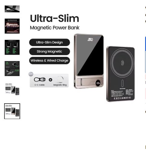 Power bank magnetico ultra - bank,