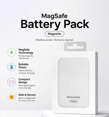 Magsafe battery pack - pack, magnetico