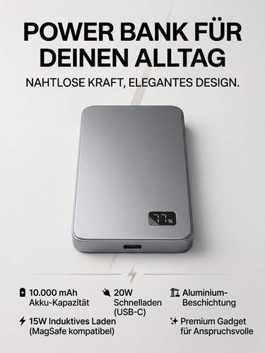 Hsone magsafe powerbank 10000 - powerbank,