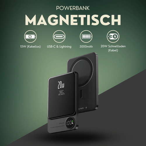 Powerbank magnetico per