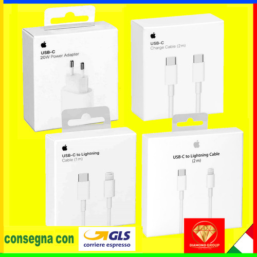 Caricabatteria usb apple - usb-c,